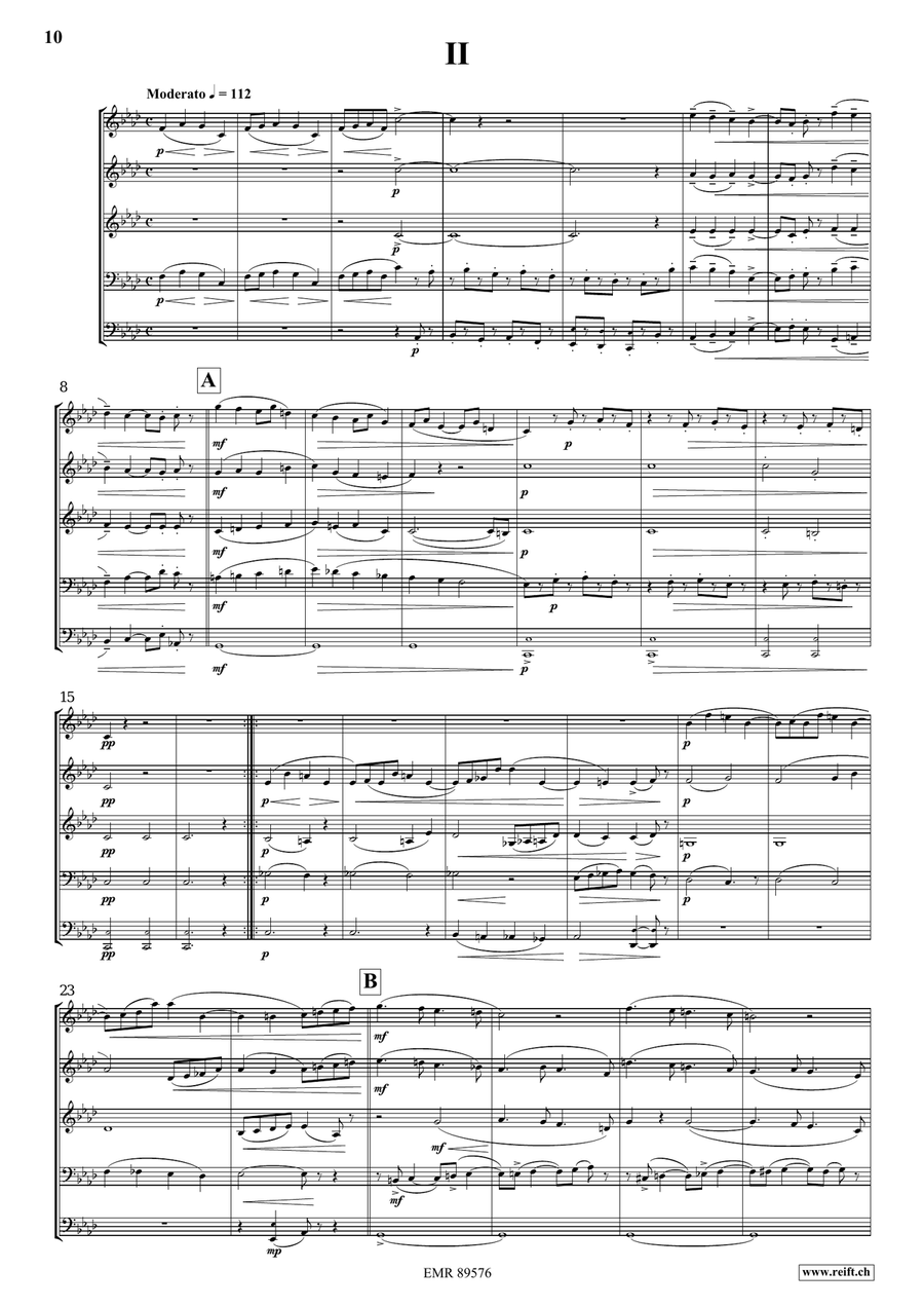 Quintet No. 3, Op. 7 Quintet No. 3, Op. 7 Brass Quintet scores gallery preview page 6
