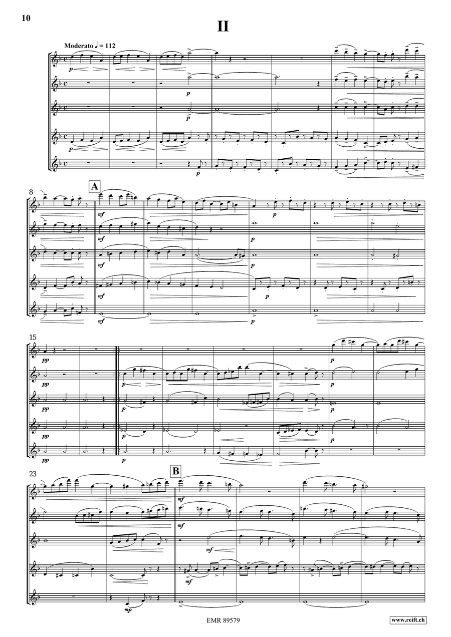 Quintet No. 3, Op. 7 Quintet No. 3, Op. 7 Flute scores gallery preview page 5
