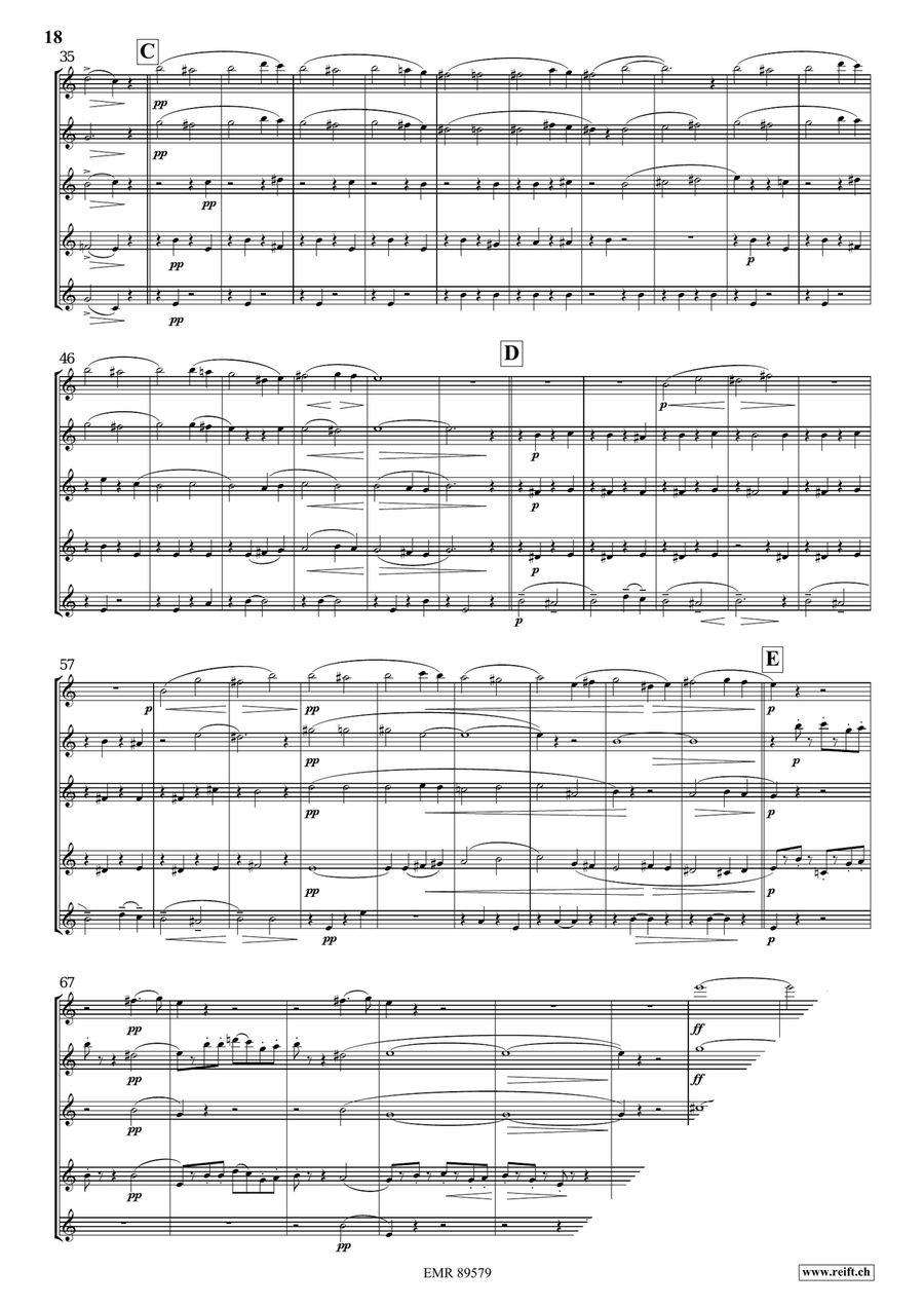 Quintet No. 3, Op. 7 Quintet No. 3, Op. 7 Flute scores gallery preview page 9