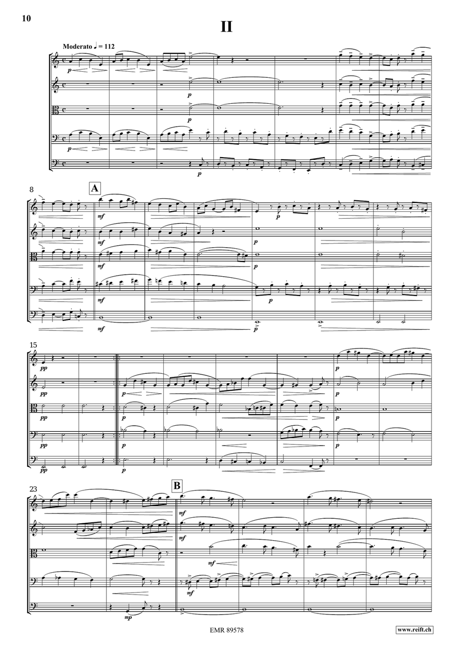 Quintet No. 3, Op. 7 Quintet No. 3, Op. 7 String Orchestra scores gallery preview page 5