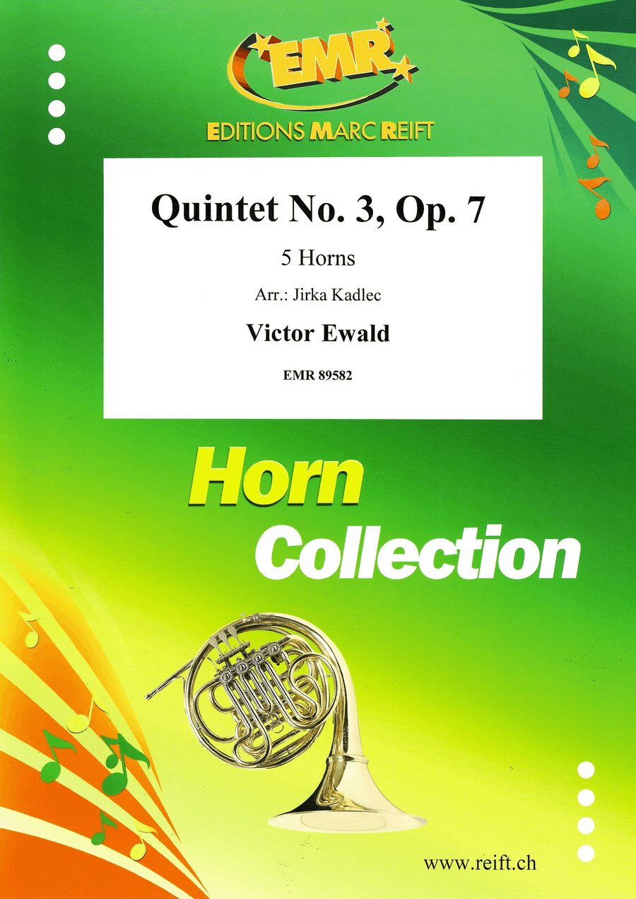 Quintet No. 3, Op. 7 Horn scores gallery preview page 1