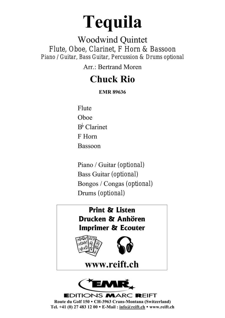 Tequila Tequila Woodwind Quintet scores gallery preview page 2