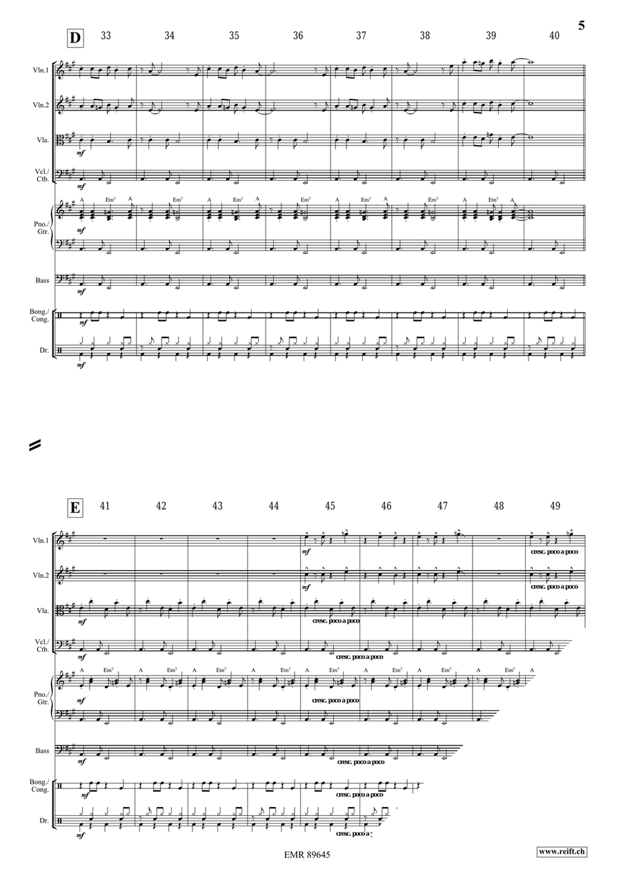 Tequila Tequila String Quartet scores gallery preview page 5