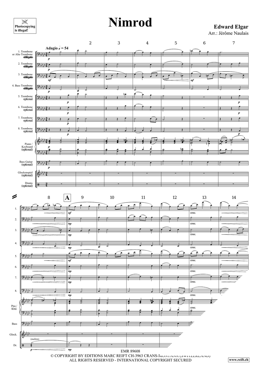 Nimrod Nimrod Trombone scores gallery preview page 4