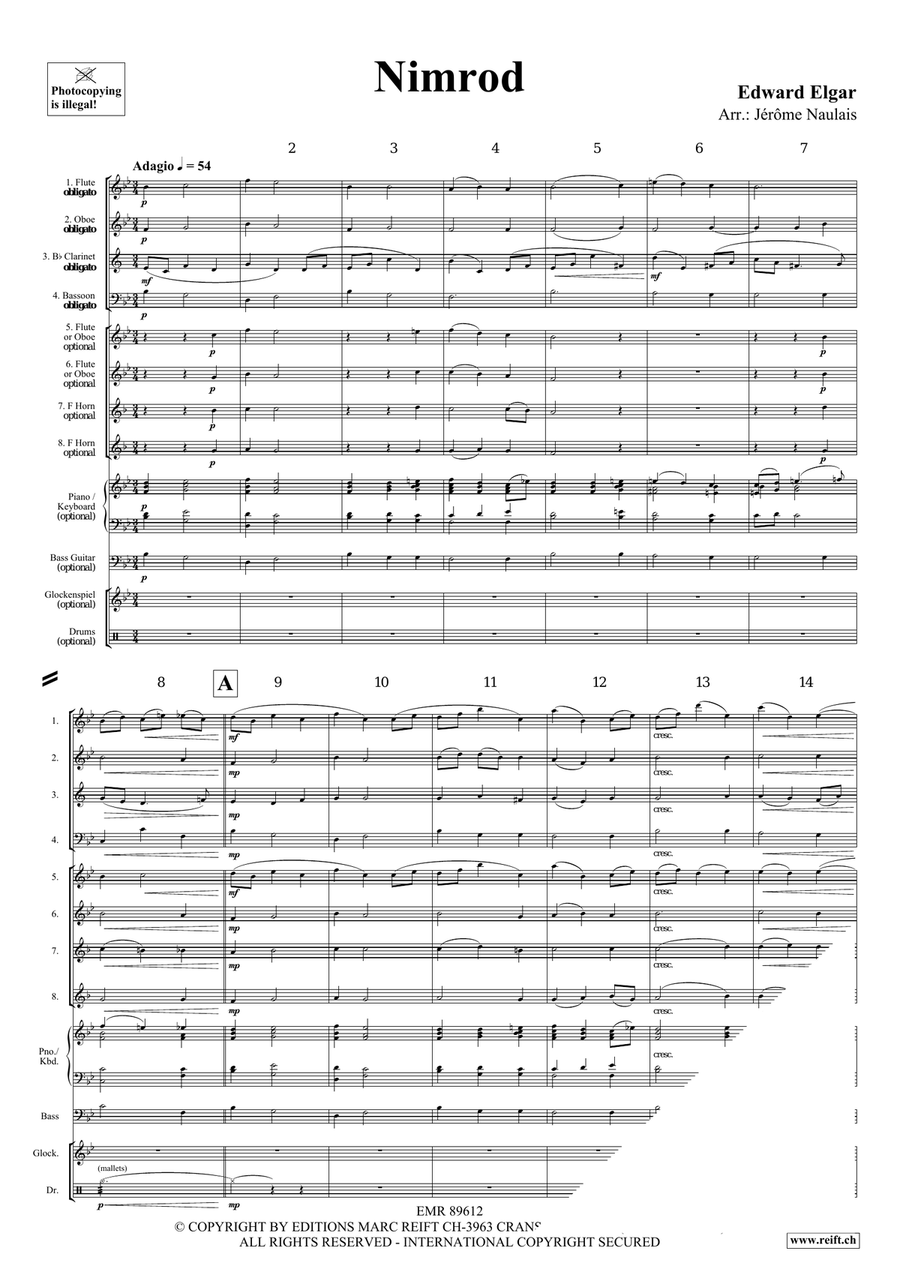 Nimrod Nimrod Woodwind Ensemble scores gallery preview page 4