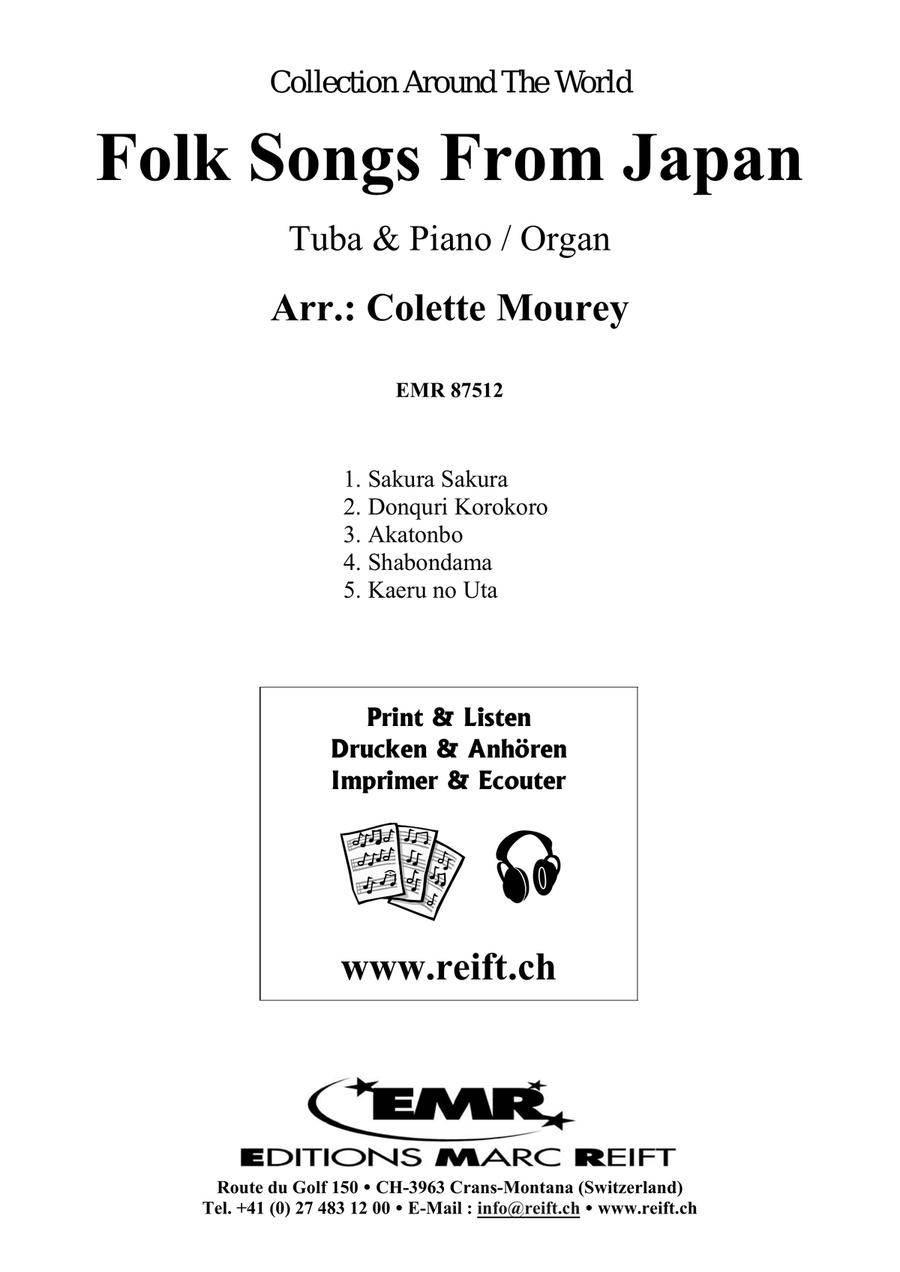 Folk Songs From Japan Folk Songs From Japan Tuba scores gallery preview page 2