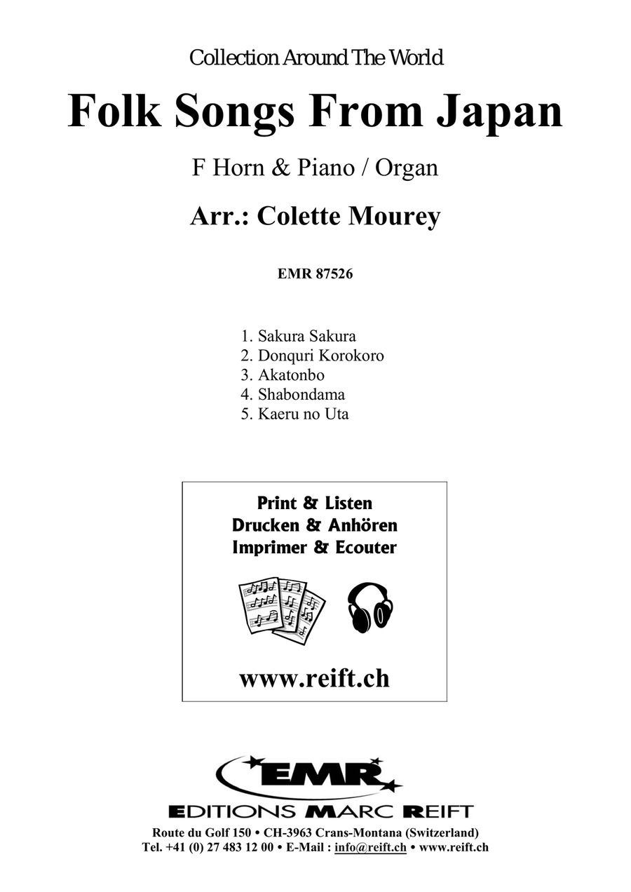 Folk Songs From Japan Folk Songs From Japan Horn scores gallery preview page 2