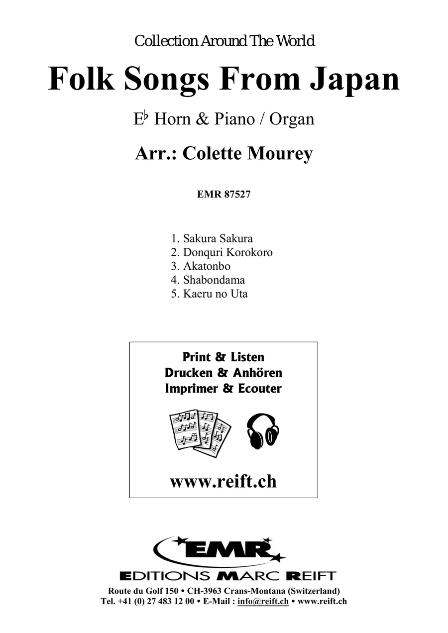 Folk Songs From Japan Folk Songs From Japan Horn scores gallery preview page 2