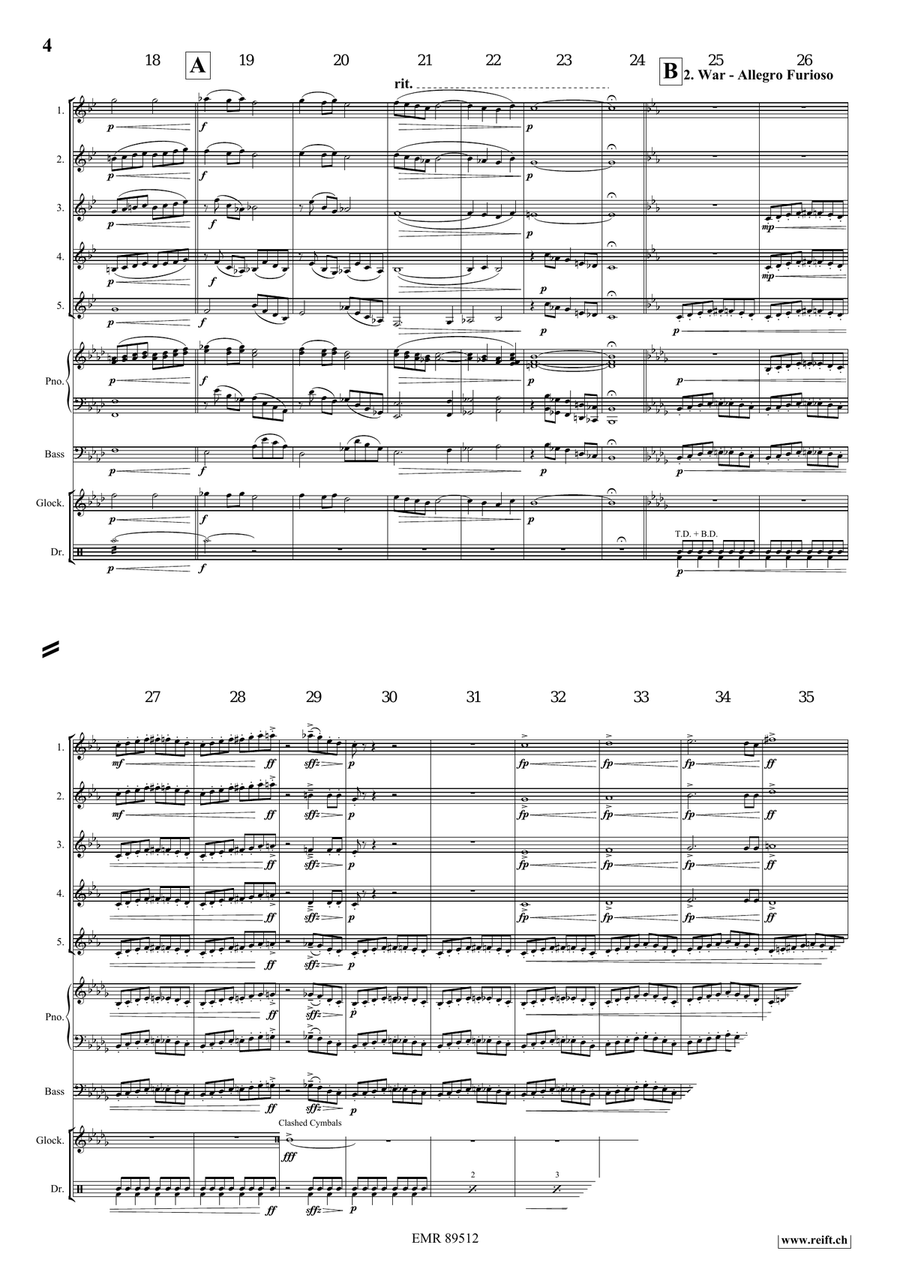The Northmen The Northmen Clarinet Quintet scores gallery preview page 5