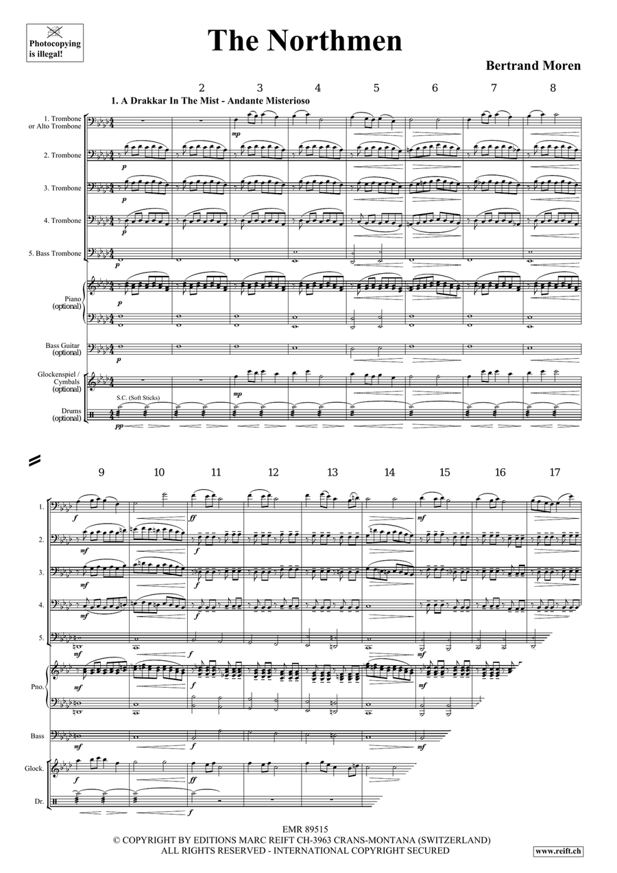 The Northmen The Northmen Trombone scores gallery preview page 4