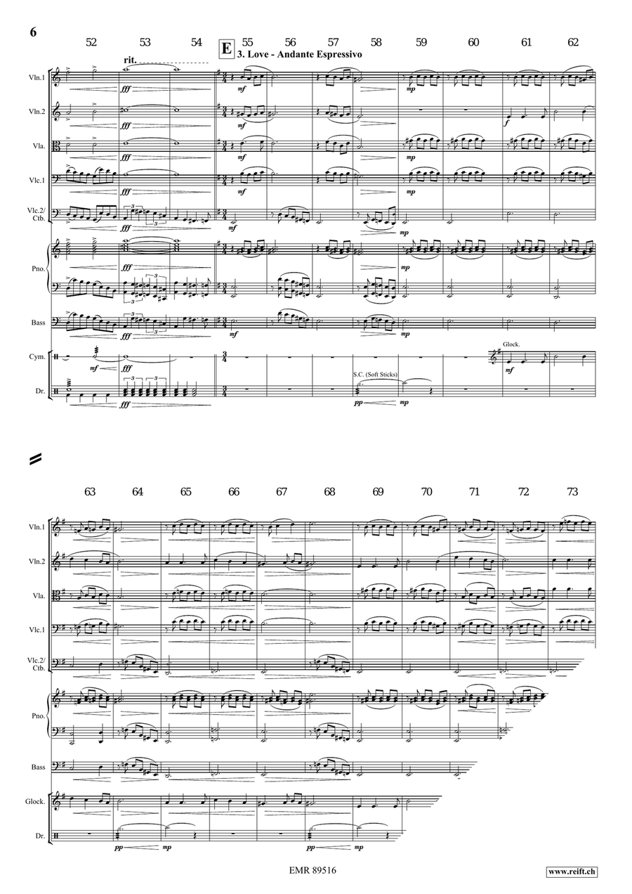 The Northmen The Northmen String Quintet scores gallery preview page 6