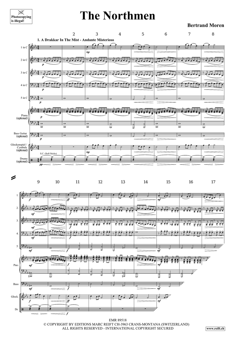 The Northmen Woodwind Quintet scores gallery preview page 4