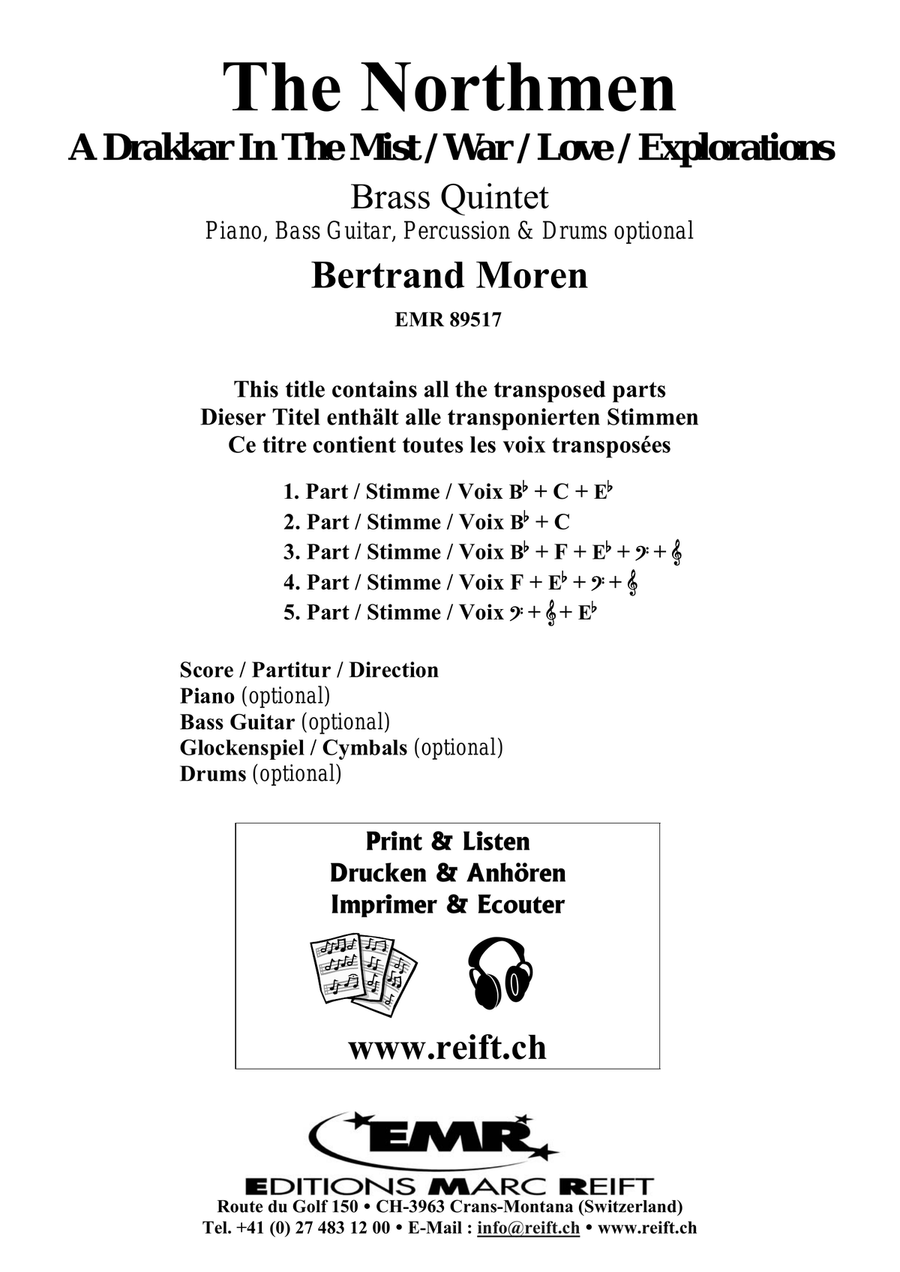 The Northmen The Northmen Brass Quintet scores gallery preview page 2