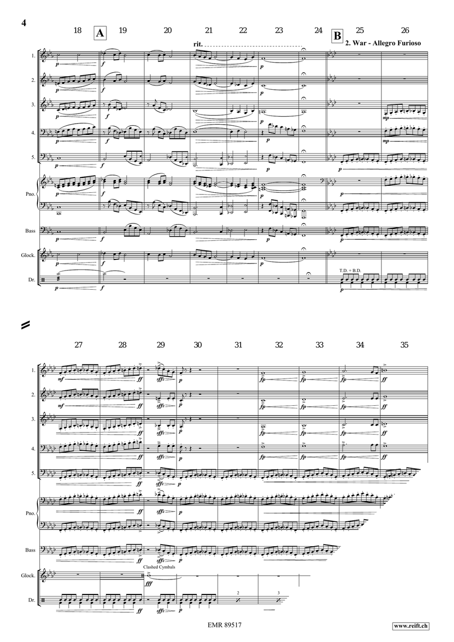 The Northmen The Northmen Brass Quintet scores gallery preview page 5