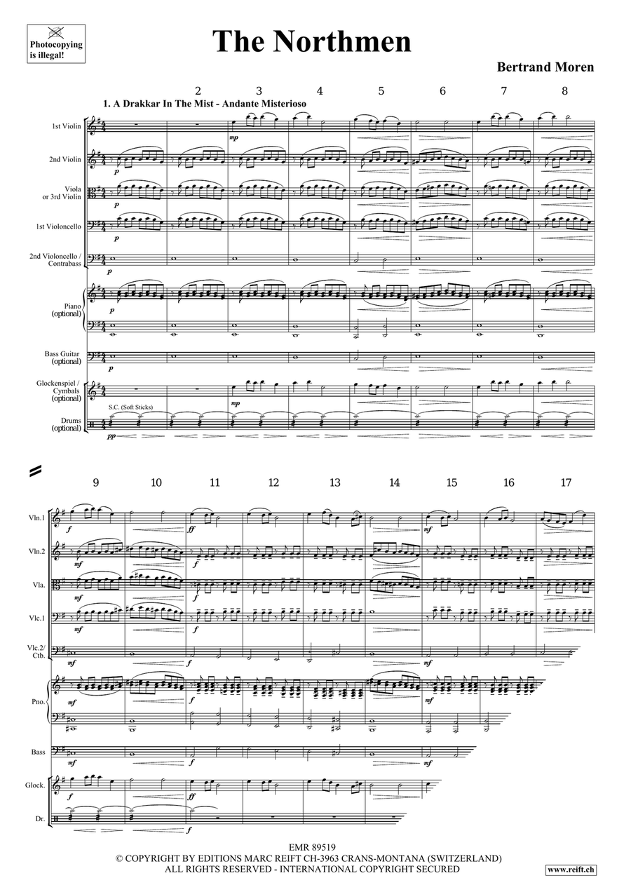 The Northmen The Northmen String Orchestra scores gallery preview page 4