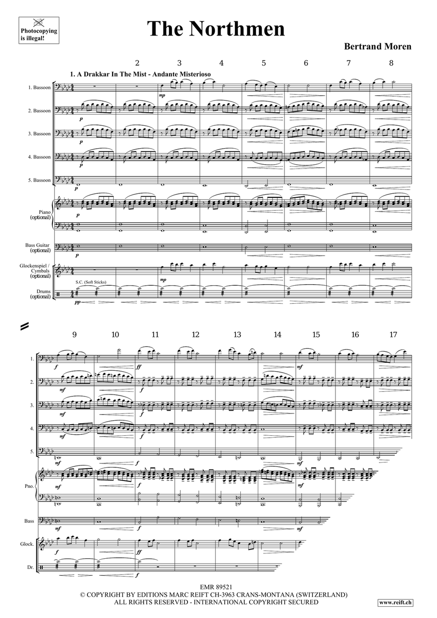 The Northmen The Northmen Bassoon scores gallery preview page 4