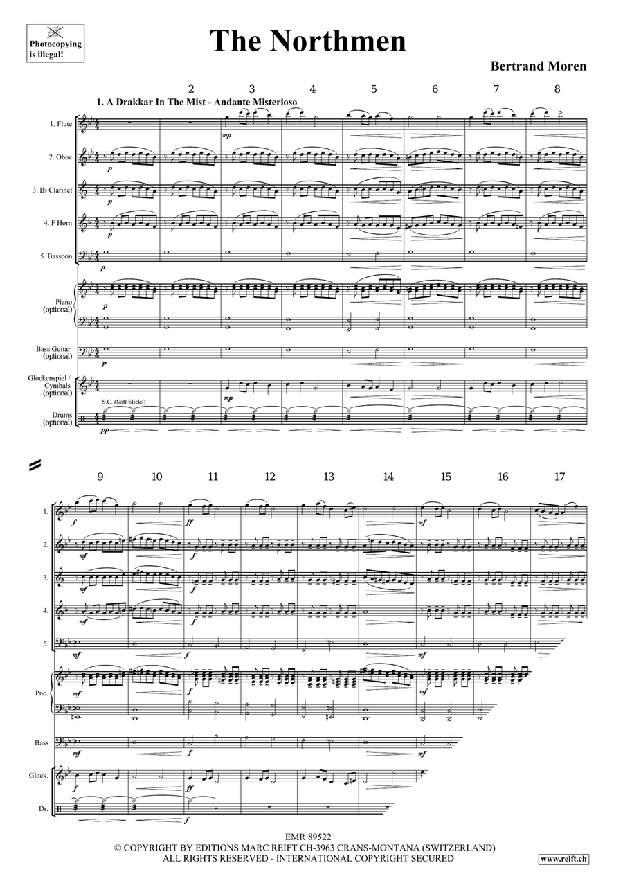 The Northmen The Northmen Woodwind Quintet scores gallery preview page 4
