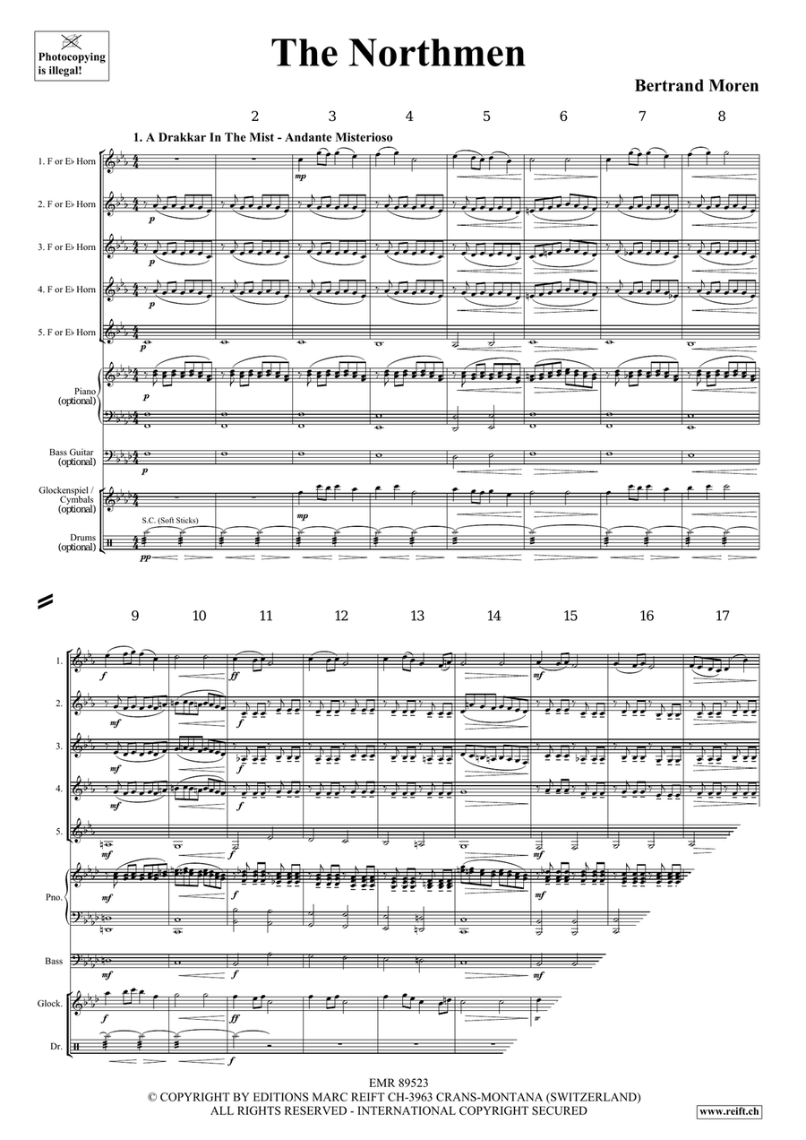 The Northmen The Northmen Horn scores gallery preview page 4
