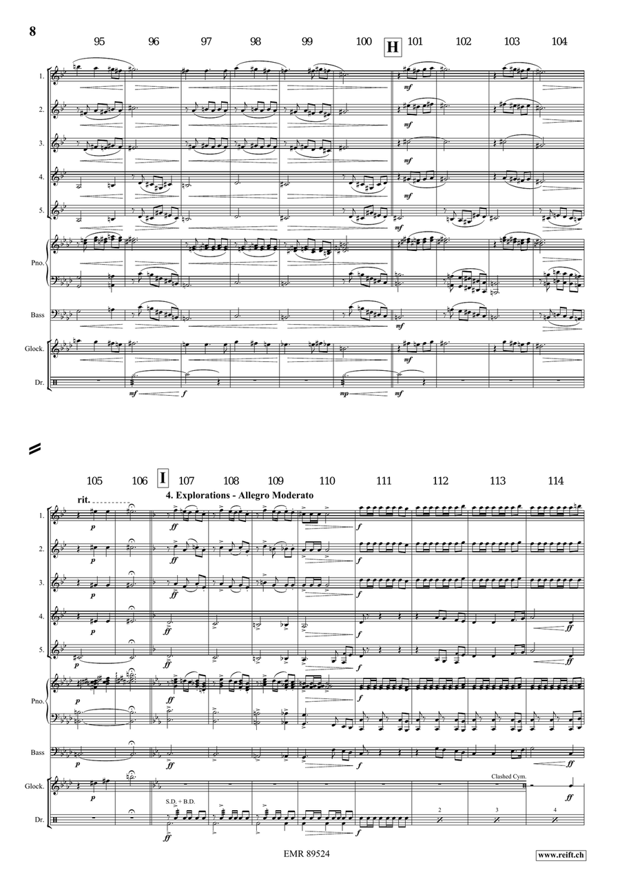The Northmen The Northmen Euphonium Quintet scores gallery preview page 7