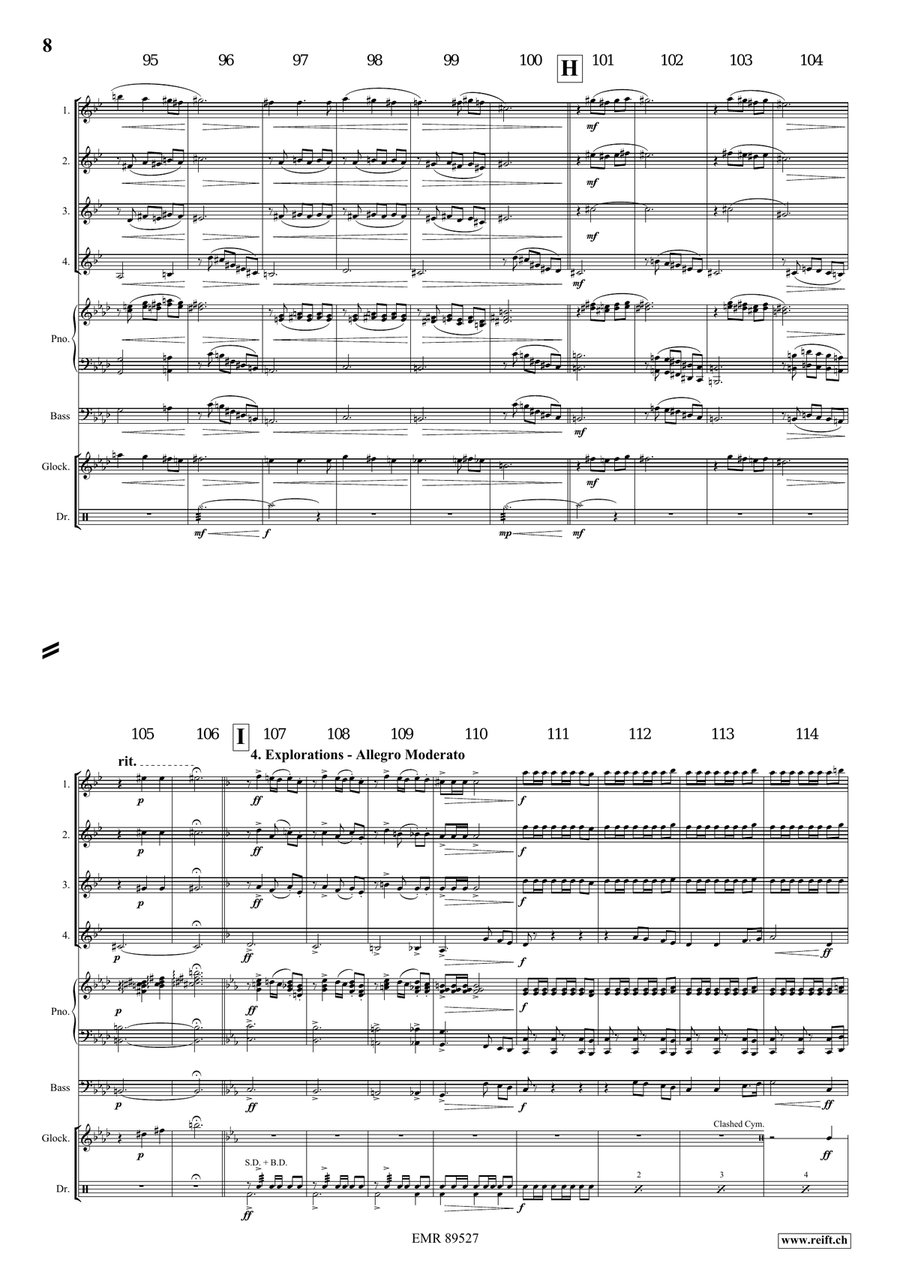 The Northmen The Northmen Clarinet Quartet scores gallery preview page 7
