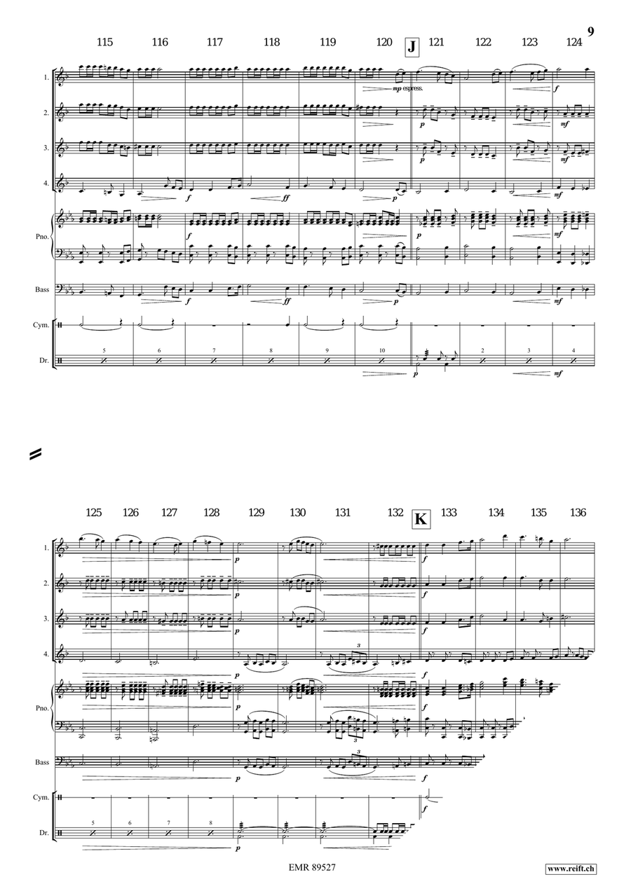The Northmen The Northmen Clarinet Quartet scores gallery preview page 8