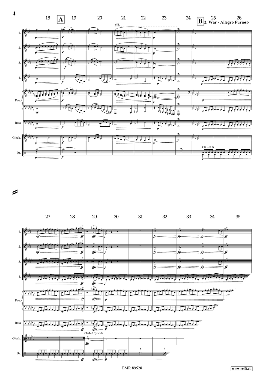 The Northmen The Northmen Saxophone Quartet scores gallery preview page 5
