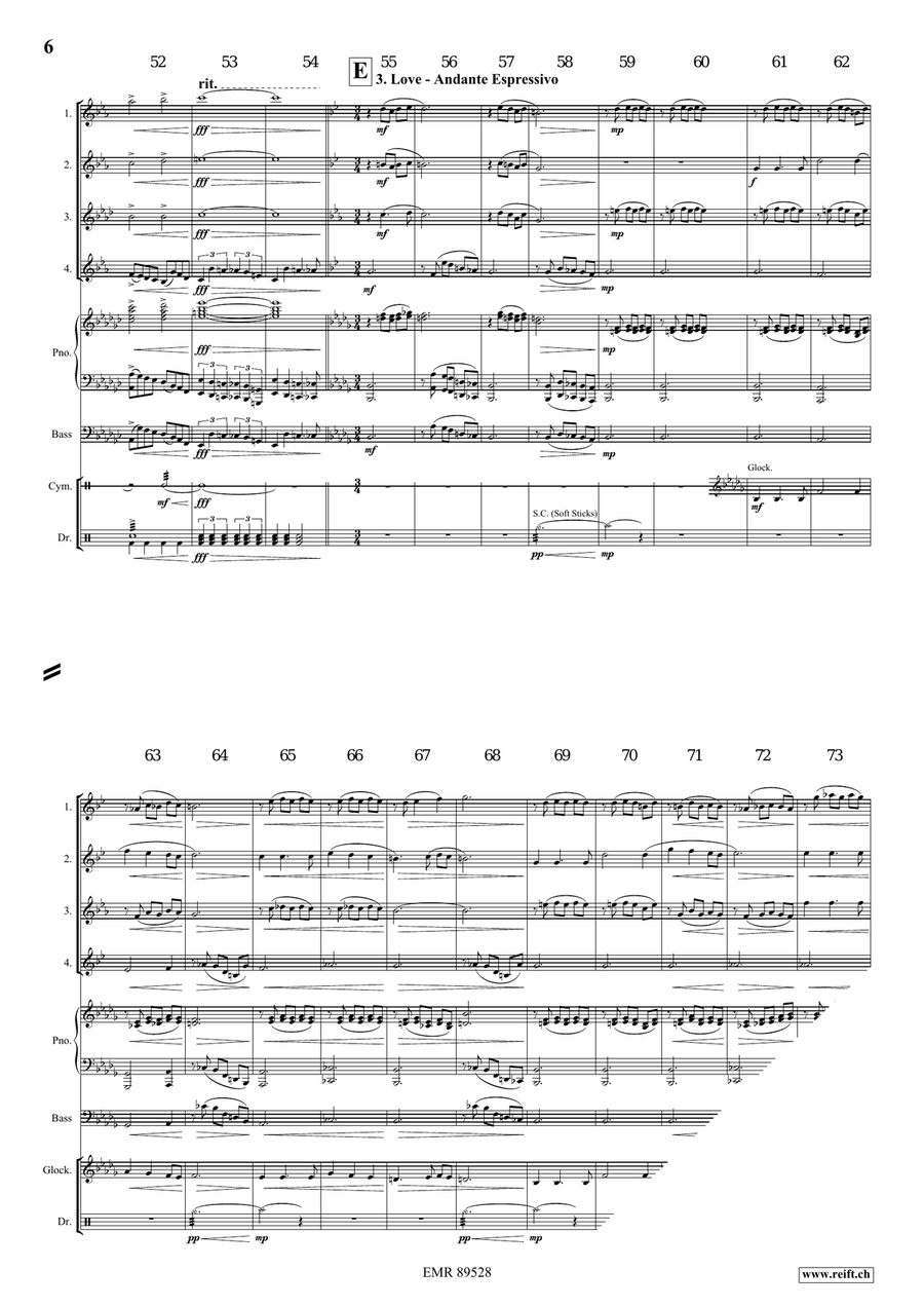 The Northmen The Northmen Saxophone Quartet scores gallery preview page 6