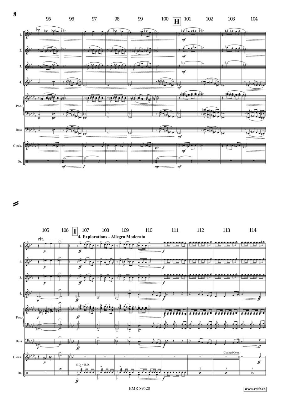 The Northmen The Northmen Saxophone Quartet scores gallery preview page 7