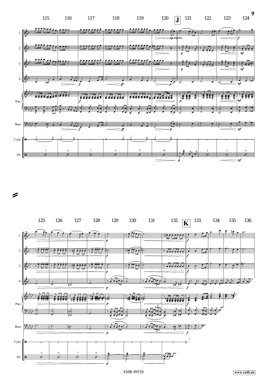 The Northmen The Northmen Saxophone Quartet scores gallery preview page 8