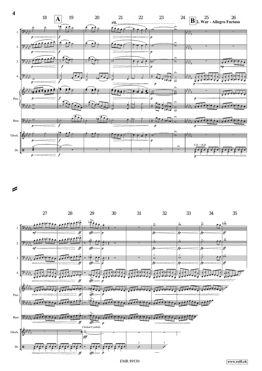 The Northmen The Northmen Trombone Quartet scores gallery preview page 5