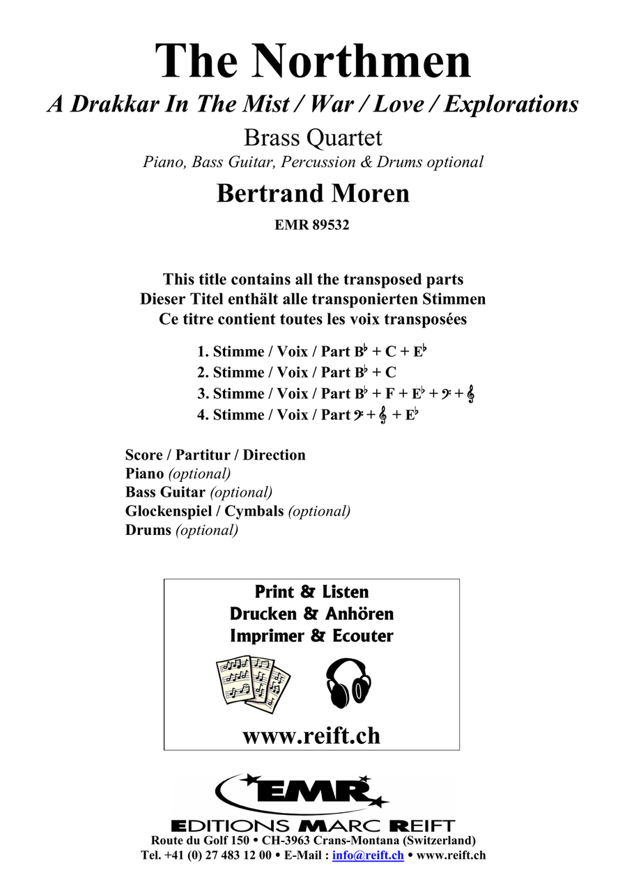 The Northmen The Northmen Brass Quartet scores gallery preview page 2