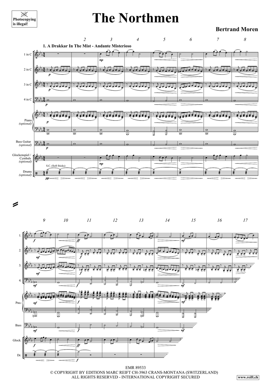 The Northmen The Northmen Woodwind Quartet scores gallery preview page 4