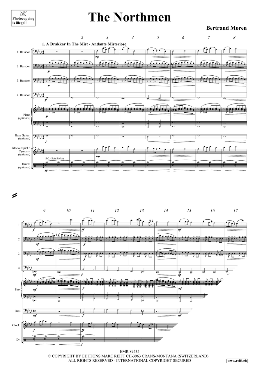 The Northmen The Northmen Bassoon Quartet scores gallery preview page 4