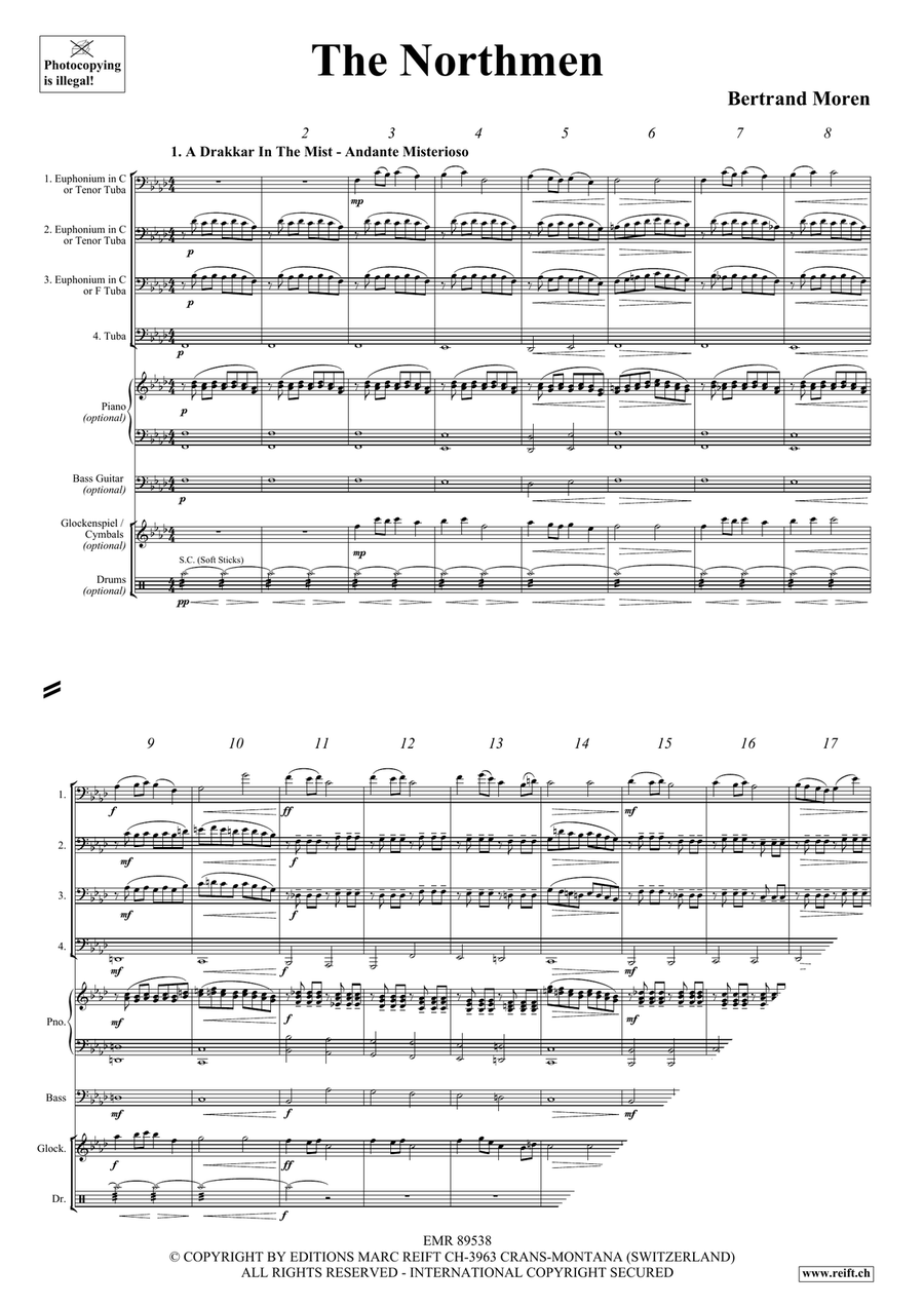 The Northmen The Northmen Tuba Quartet scores gallery preview page 4