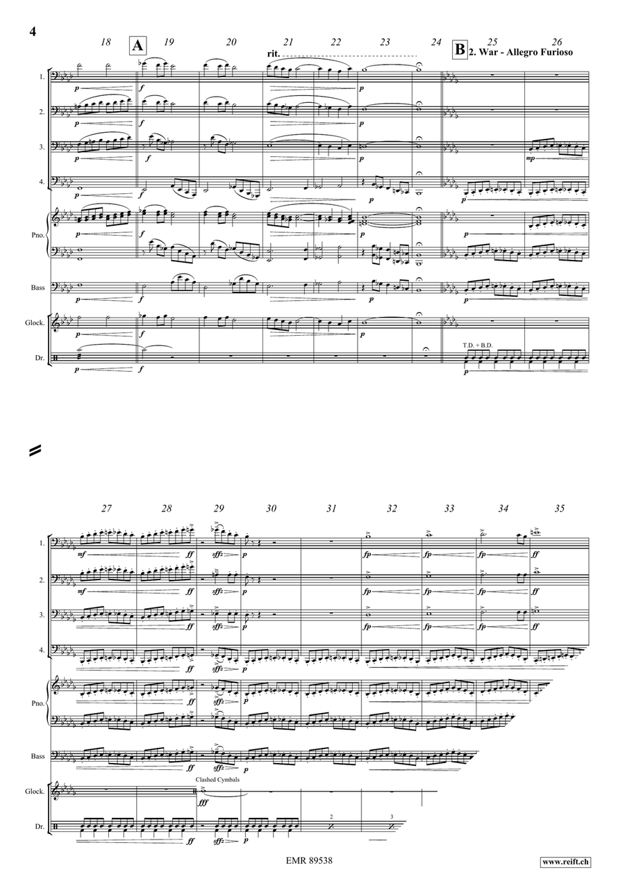 The Northmen The Northmen Tuba Quartet scores gallery preview page 5