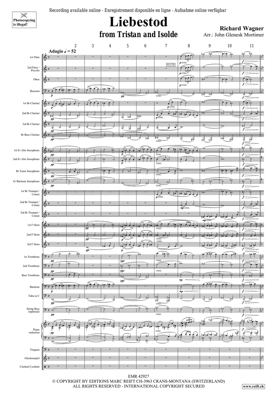 Liebestod Liebestod Concert Band scores gallery preview page 3