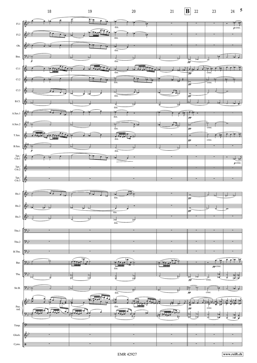 Liebestod Liebestod Concert Band scores gallery preview page 5