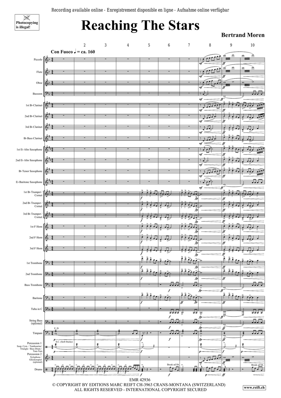 Reaching The Stars Reaching The Stars Concert Band scores gallery preview page 4
