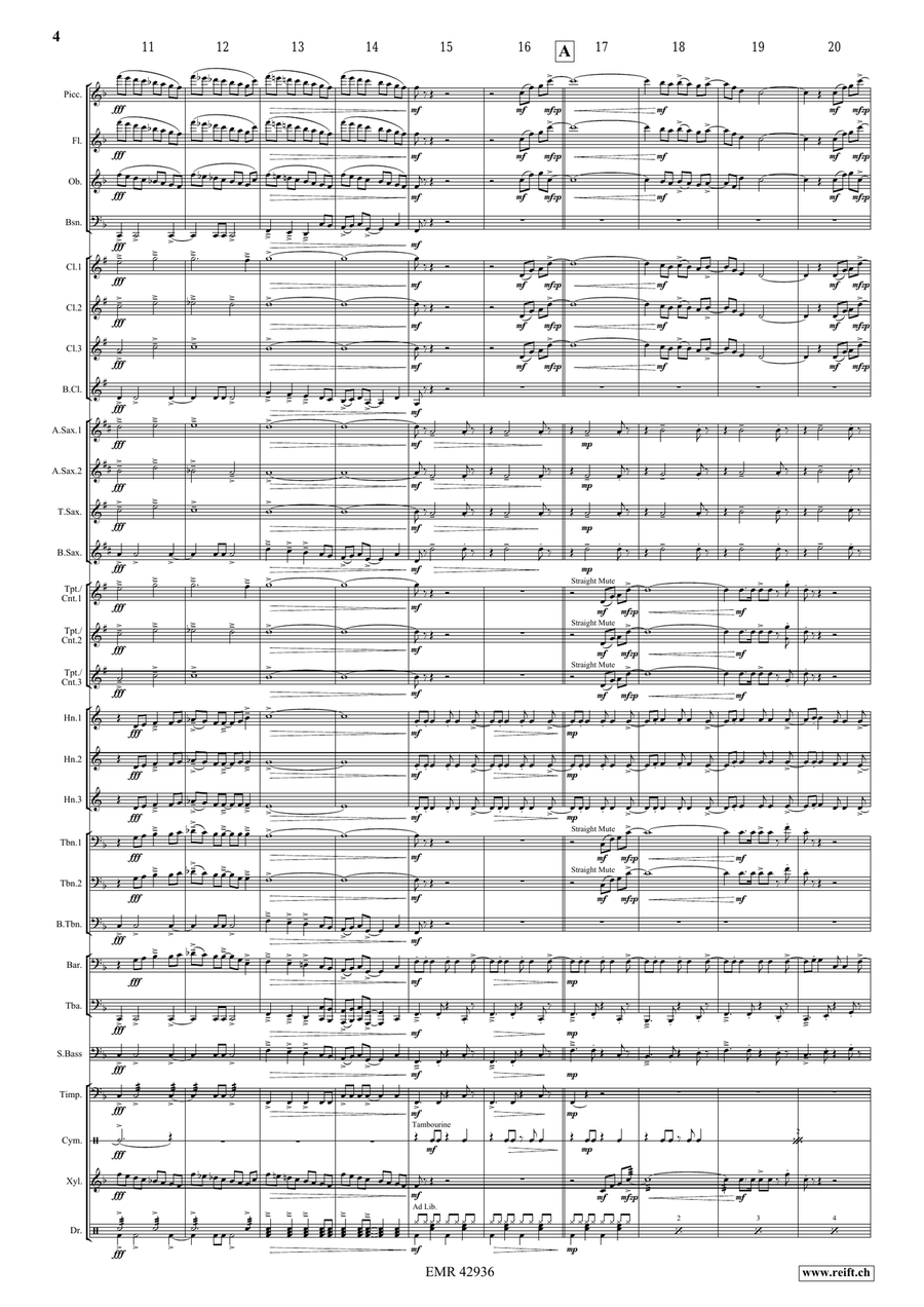 Reaching The Stars Reaching The Stars Concert Band scores gallery preview page 5