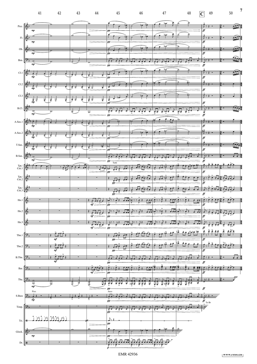Reaching The Stars Reaching The Stars Concert Band scores gallery preview page 8