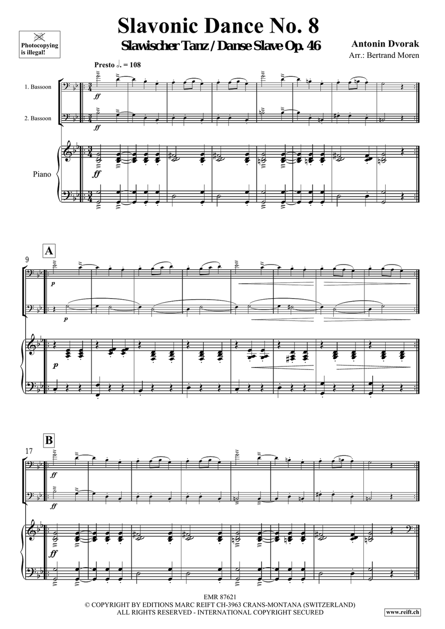 Slavonic Dance No. 8 Slavonic Dance No. 8 Bassoon scores gallery preview page 3