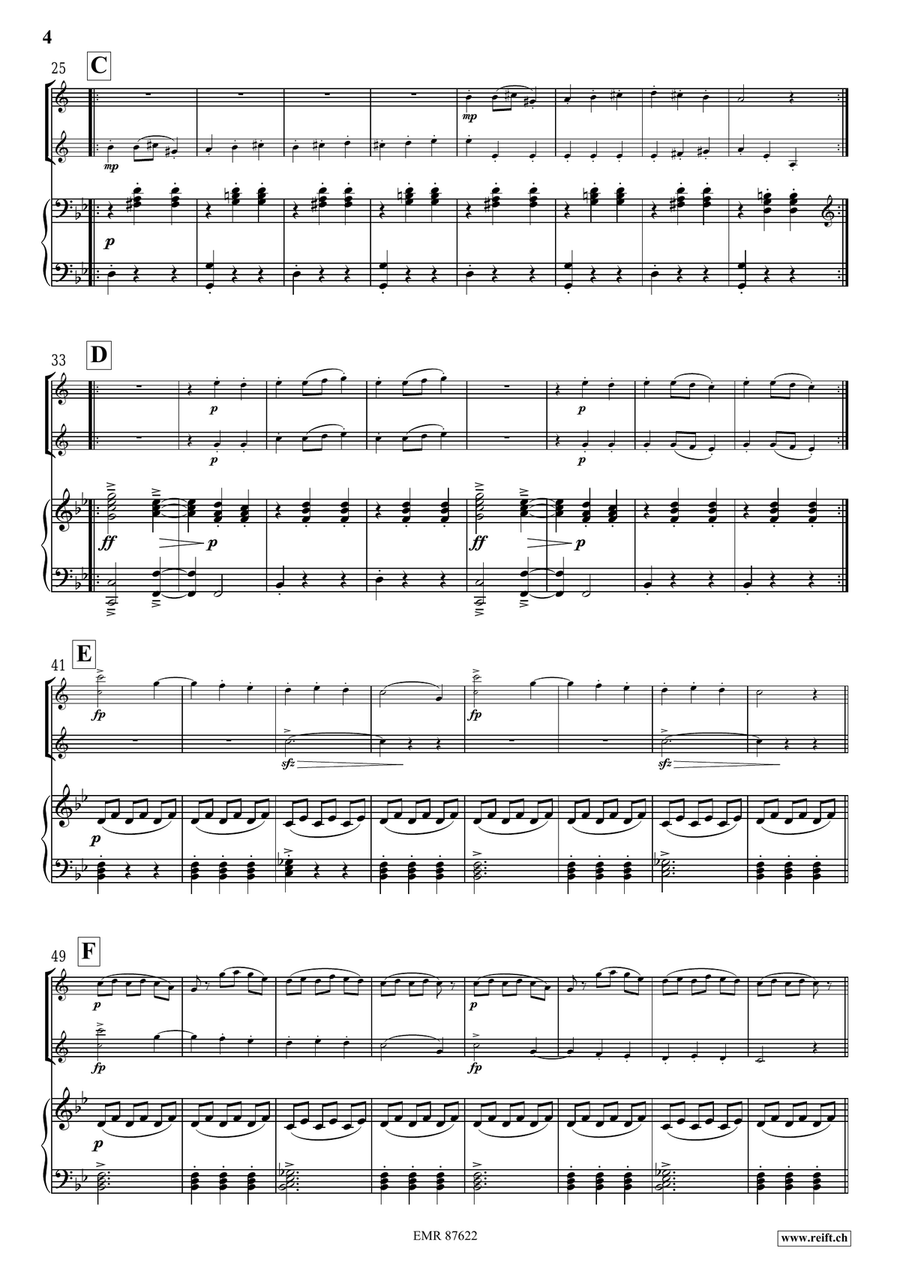 Slavonic Dance No. 8 Slavonic Dance No. 8 Trumpet Duet scores gallery preview page 4