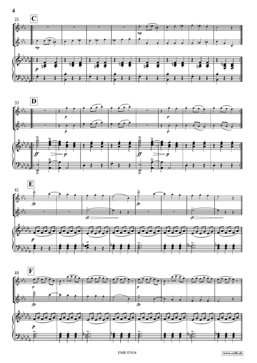 Slavonic Dance No. 8 Slavonic Dance No. 8 Clarinet Duet scores gallery preview page 4