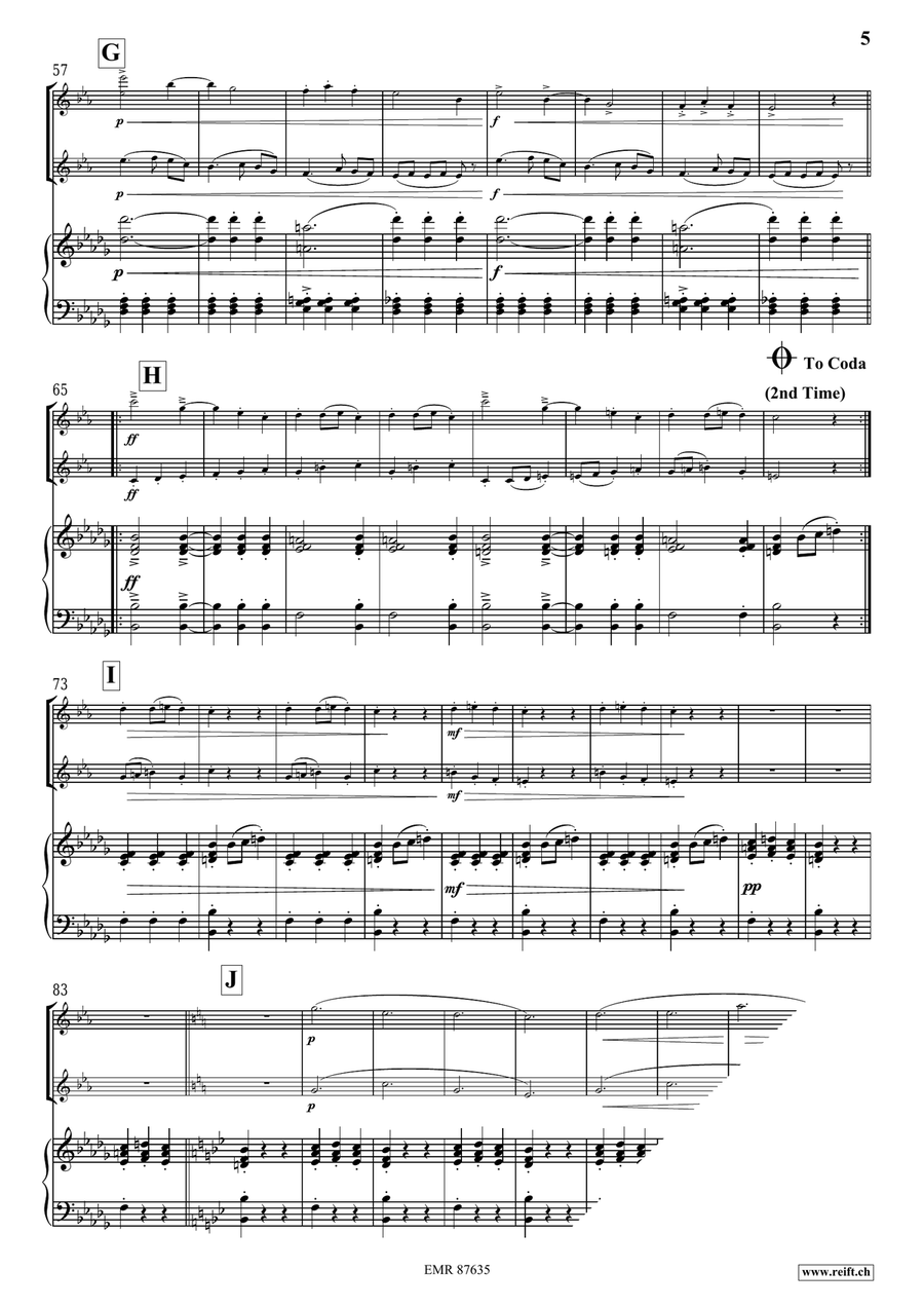 Slavonic Dance No. 8 Slavonic Dance No. 8 Soprano Saxophone scores gallery preview page 5