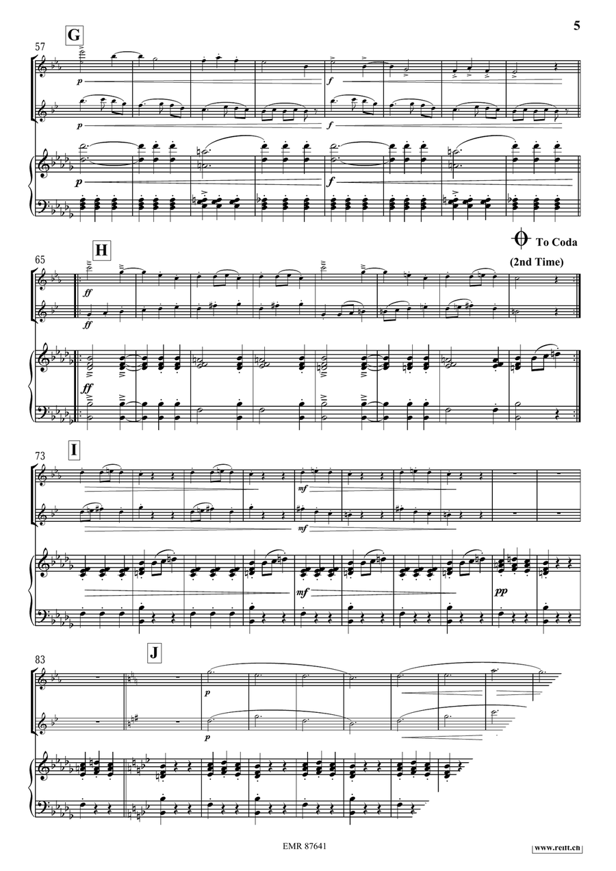 Slavonic Dance No. 8 Slavonic Dance No. 8 Soprano Saxophone scores gallery preview page 5