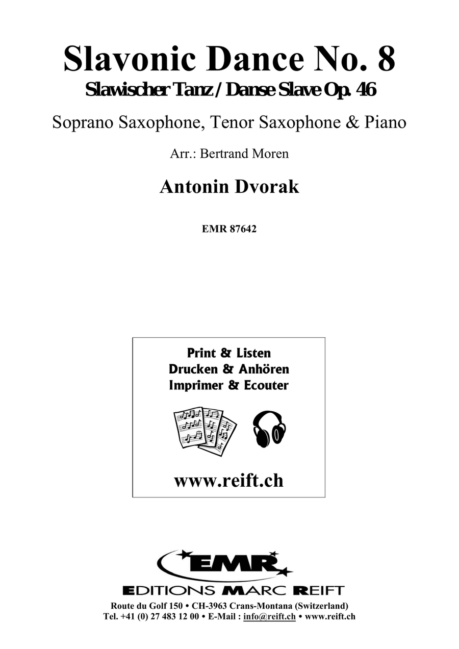 Slavonic Dance No. 8 Slavonic Dance No. 8 Tenor Saxophone scores gallery preview page 2