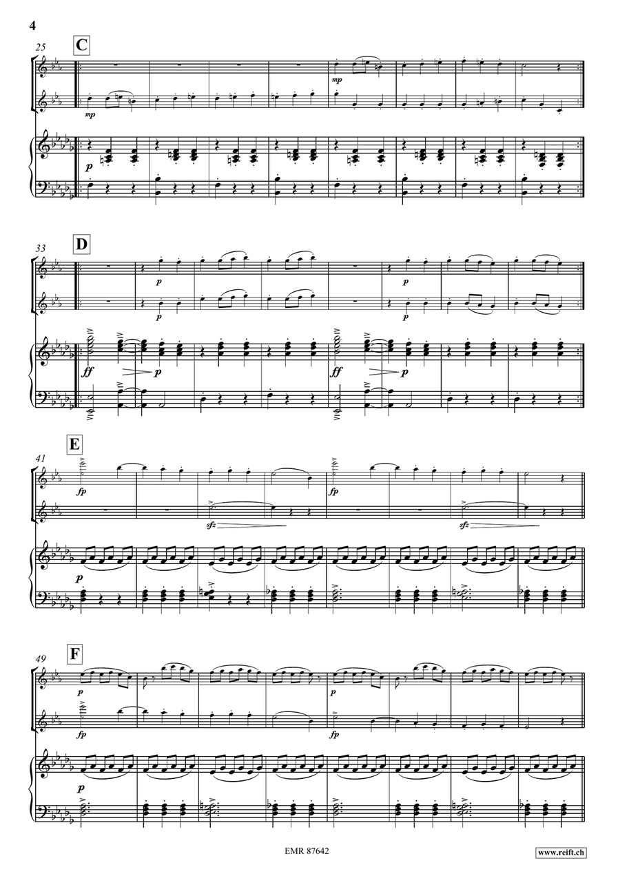 Slavonic Dance No. 8 Slavonic Dance No. 8 Tenor Saxophone scores gallery preview page 4