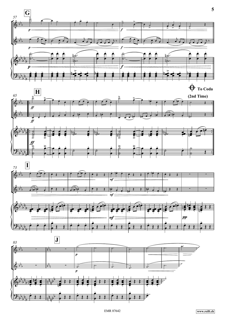 Slavonic Dance No. 8 Slavonic Dance No. 8 Tenor Saxophone scores gallery preview page 5