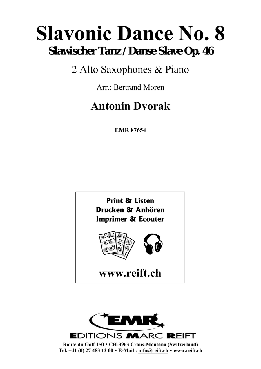 Slavonic Dance No. 8 Slavonic Dance No. 8 Alto Saxophone scores gallery preview page 2