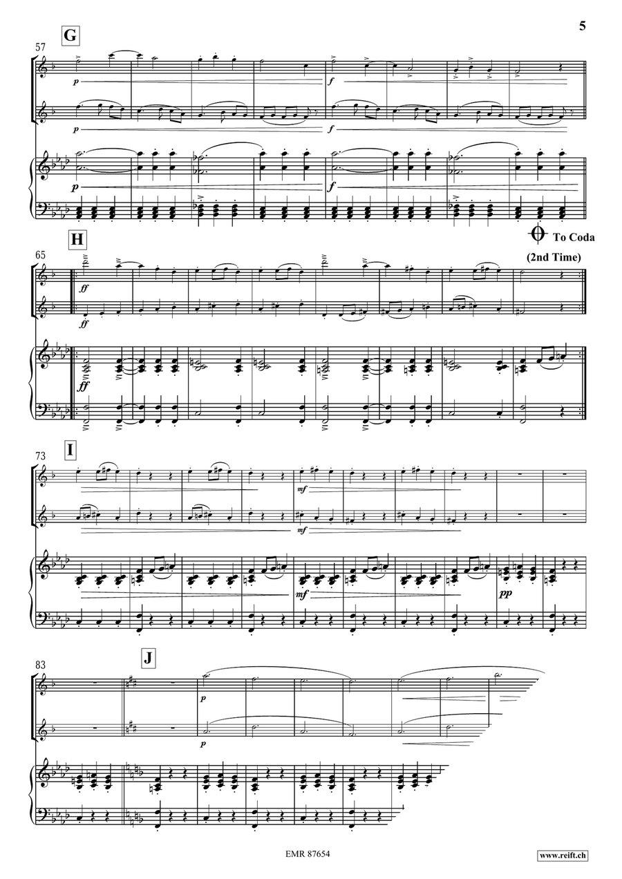 Slavonic Dance No. 8 Slavonic Dance No. 8 Alto Saxophone scores gallery preview page 5